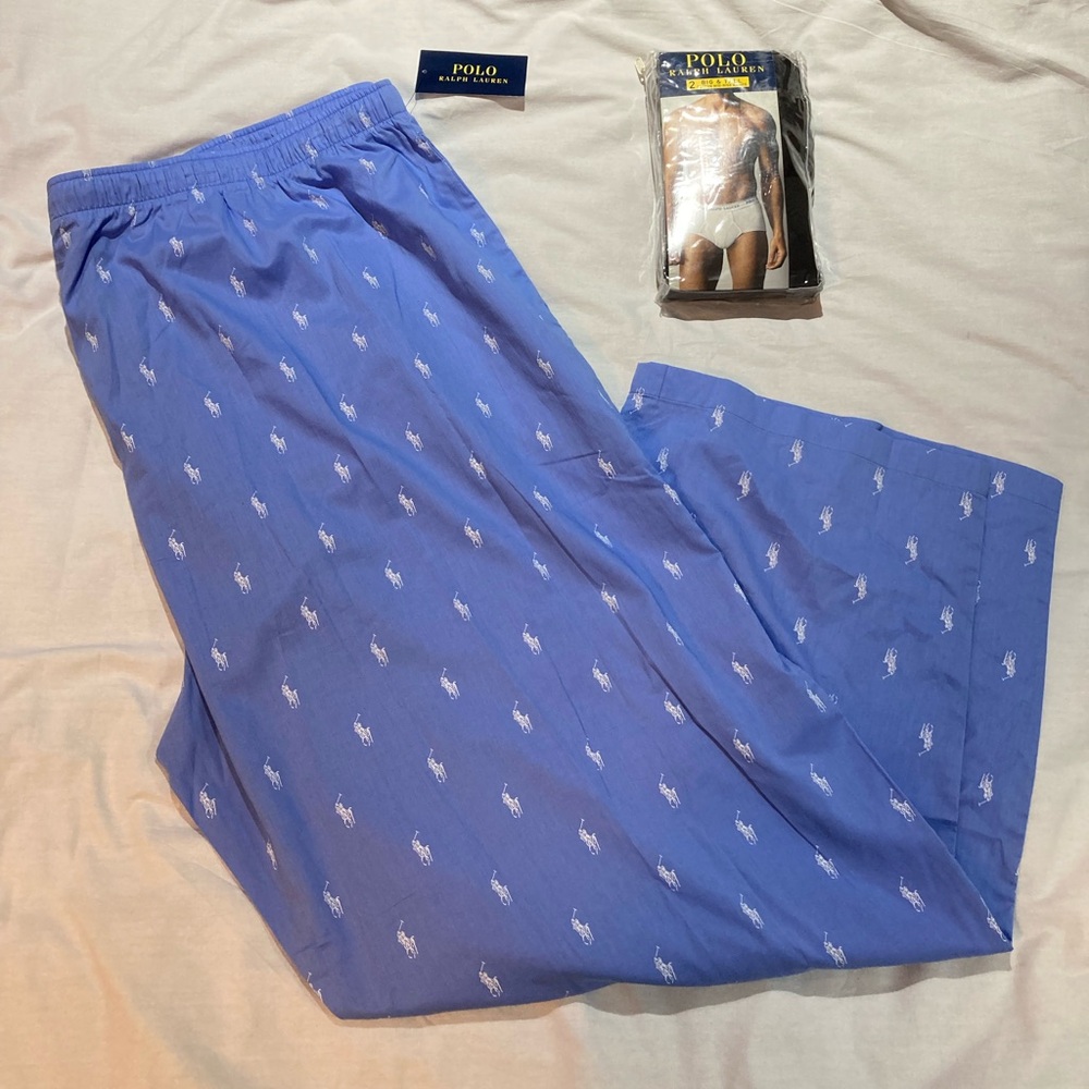 Men’s Polo Ralph Lauren Lounge pants, with 2 pack Under Wear! Size 4X, NWT! $94
